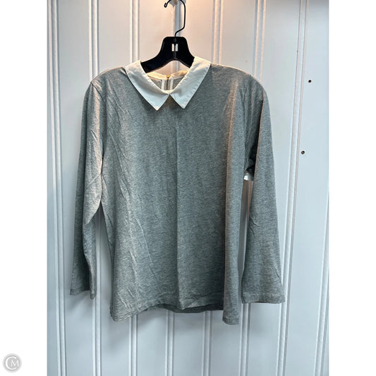 Top Long Sleeve By J. Crew In Grey, Size: M