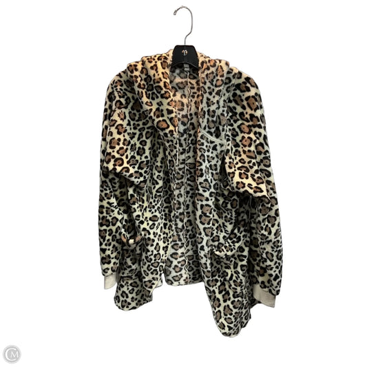 Cardigan By Wishlist In Leopard Print, Size: M