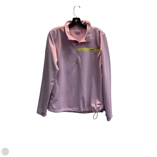 Athletic Sweatshirt Collar By Columbia In Purple, Size: L