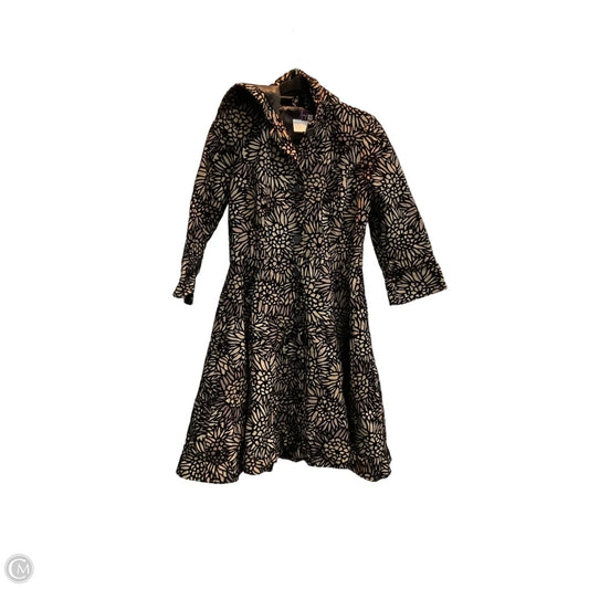 Coat Peacoat By Clothes Mentor In Black & Tan, Size: M