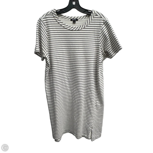 Dress Casual Midi By Buffalo David Bitton In Striped Pattern, Size: M