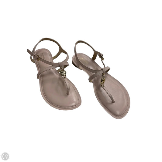 Sandals Flats By Michael By Michael Kors In Pink, Size: 7