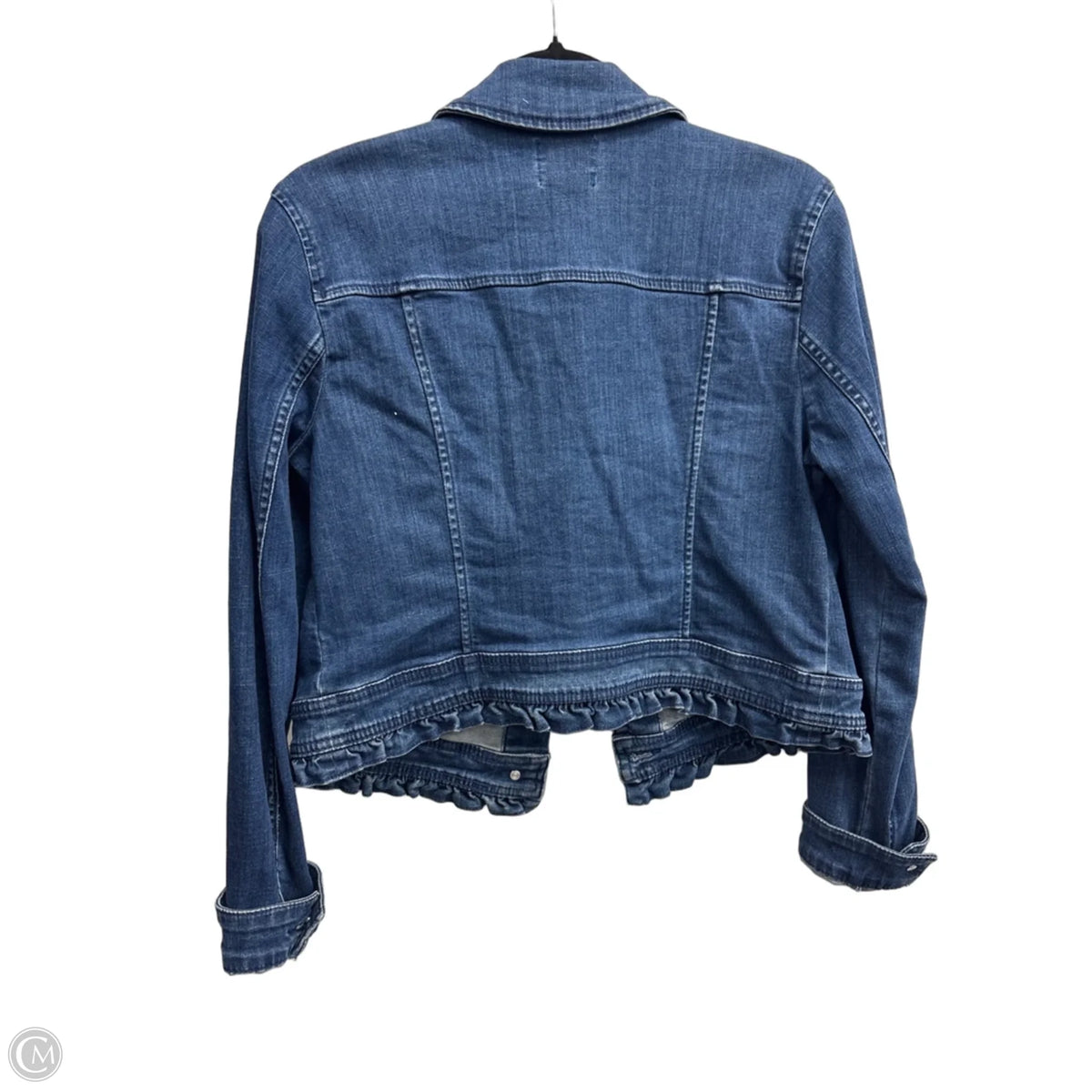 Jacket Denim By Elle In Blue Denim, Size: M