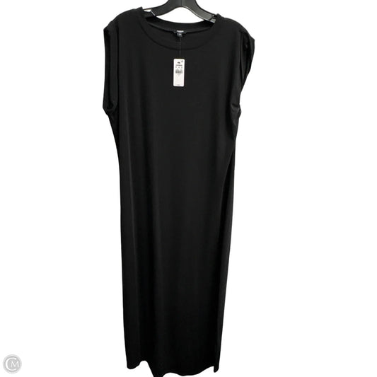 Dress Casual Maxi By Express In Black, Size: L