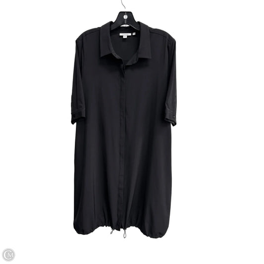 Dress Casual Midi By Chicos In Black, Size: L