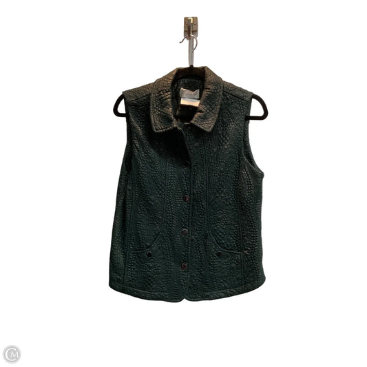 Vest Puffer & Quilted By Erin London In Green, Size: M