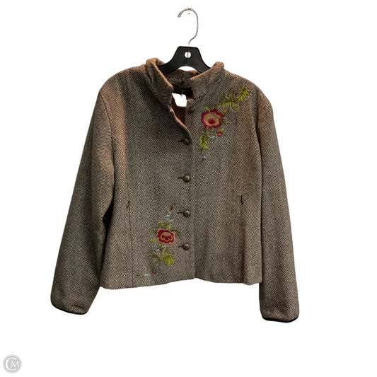 Blazer By Icelandic Design In Brown, Size: L