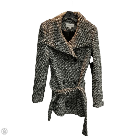 Coat Peacoat By Calvin Klein In Black, Size: M