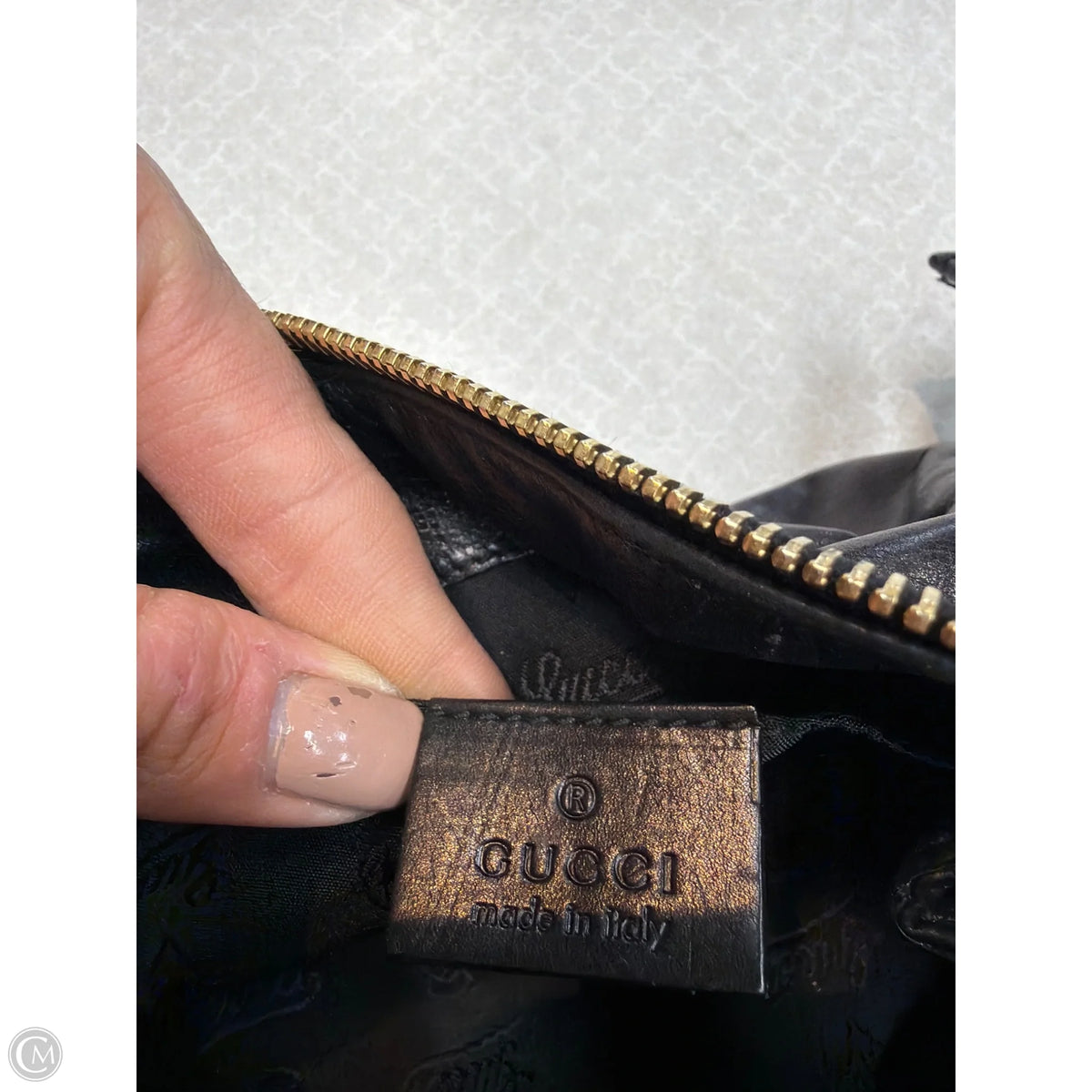 Clutch Luxury Designer By Gucci, Size: Medium