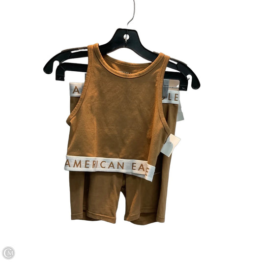 Lounge Set Shorts By American Eagle In Tan, Size: Xs