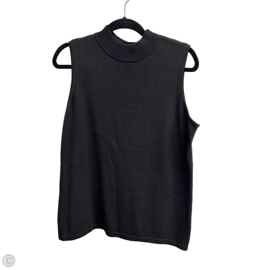 Top Sleeveless By Joan Rivers In Black, Size: L