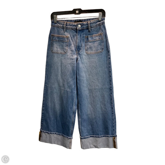 Jeans Wide Leg By Free Assembly In Blue Denim, Size: 2