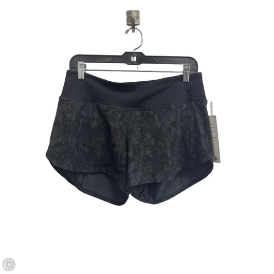 Athletic Shorts By Lululemon In Grey, Size: 8l