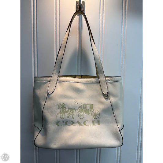 Tote Designer By Coach, Size: Medium