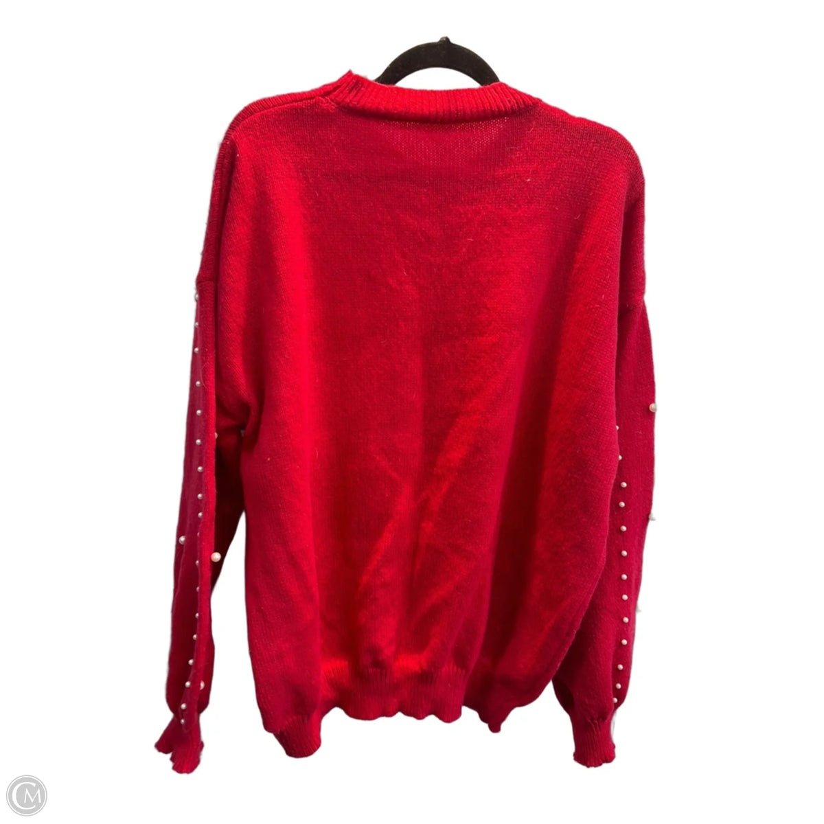 Sweater By Clothes Mentor In Red, Size: 3x