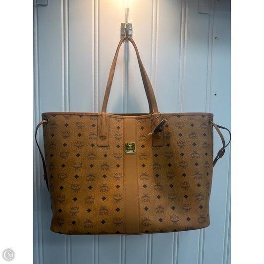 Tote Luxury Designer By Mcm, Liz Reversible Shopper Tote, Size: Large