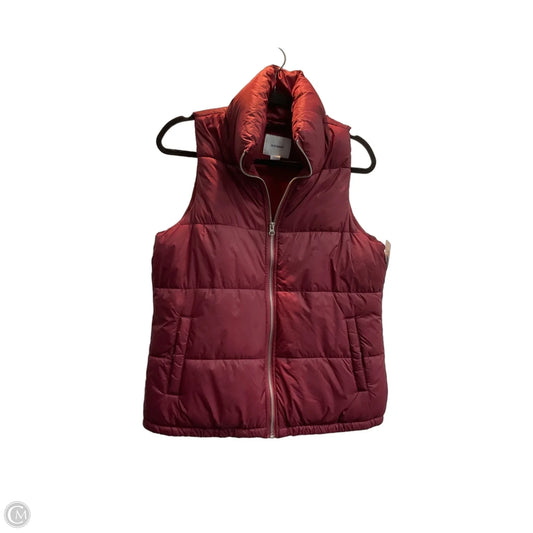 Vest Puffer & Quilted By Old Navy In Red, Size: M
