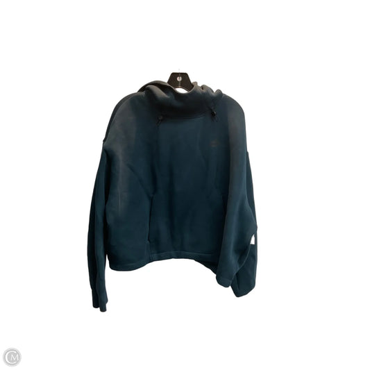 Athletic Sweatshirt Hoodie By Nike In Teal, Size: Xl