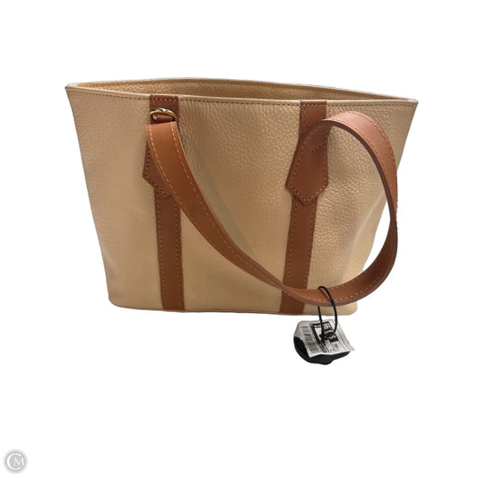 Handbag Leather By Valentina, Size: Small