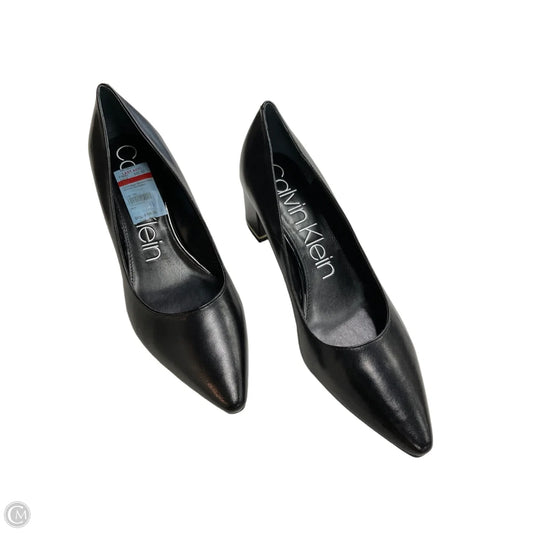 Shoes Heels Block By Calvin Klein In Black, Size: 11