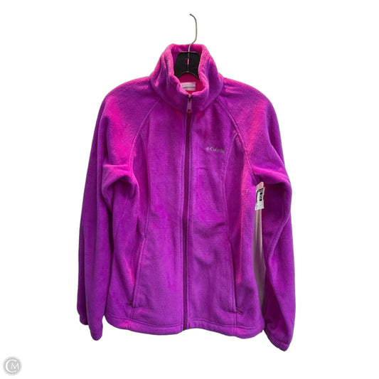 Jacket Fleece By Columbia In Purple, Size: S