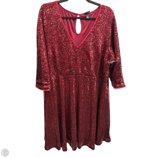 Dress Party Short By Torrid In Red, Size: 1x