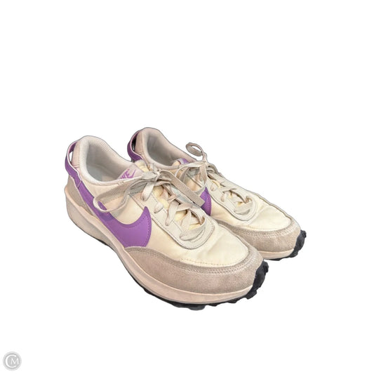 Shoes Sneakers By Nike In Grey & Purple, Size: 8