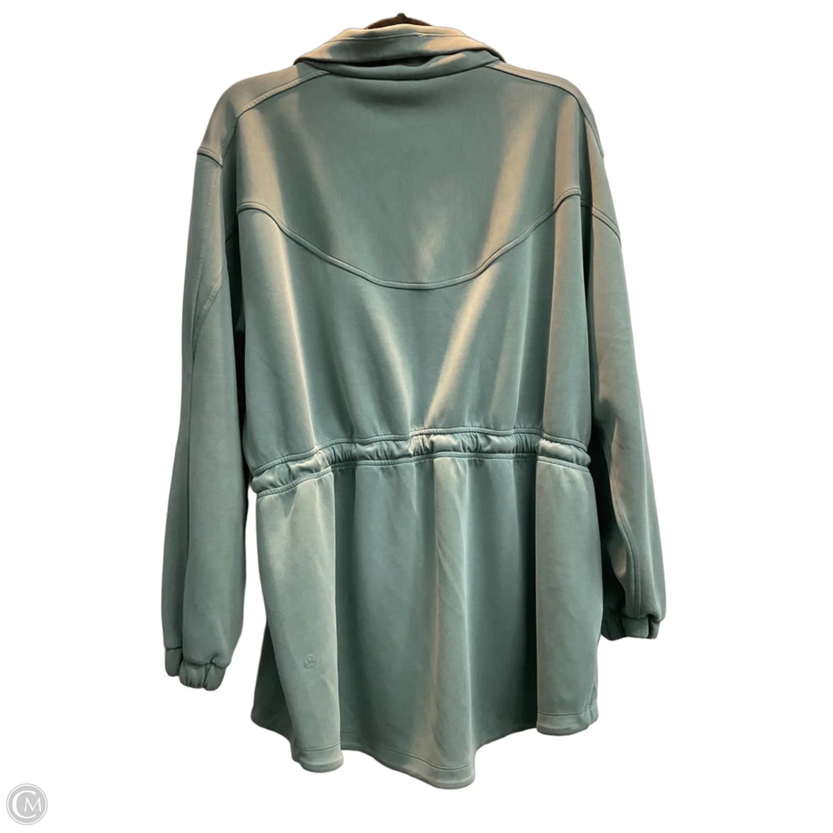 Athletic Jacket By Lululemon In Teal, Size: L