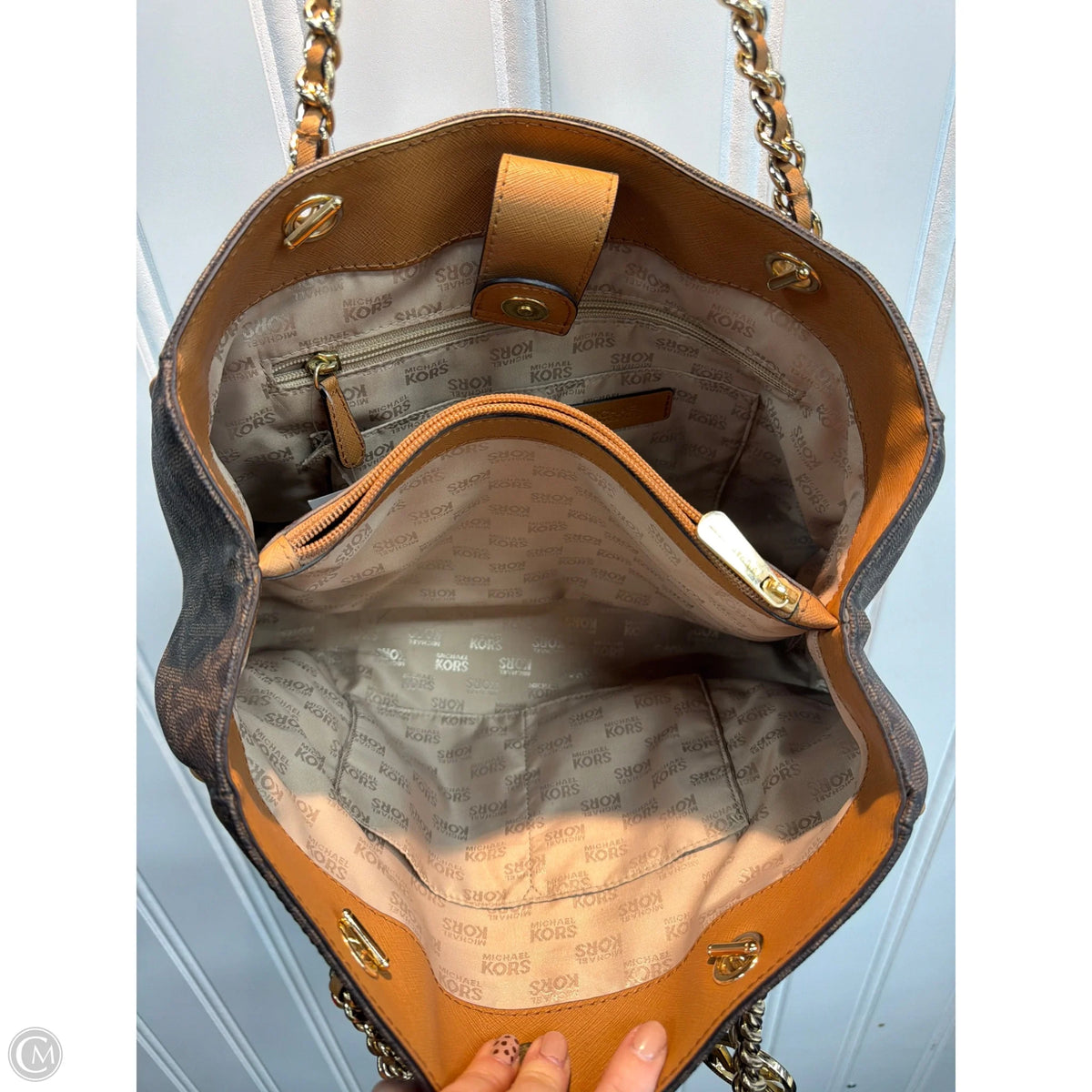 Tote Designer By Michael Kors, Size: Medium