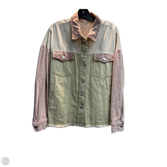 Jacket Denim By Entro In Multi-colored, Size: M