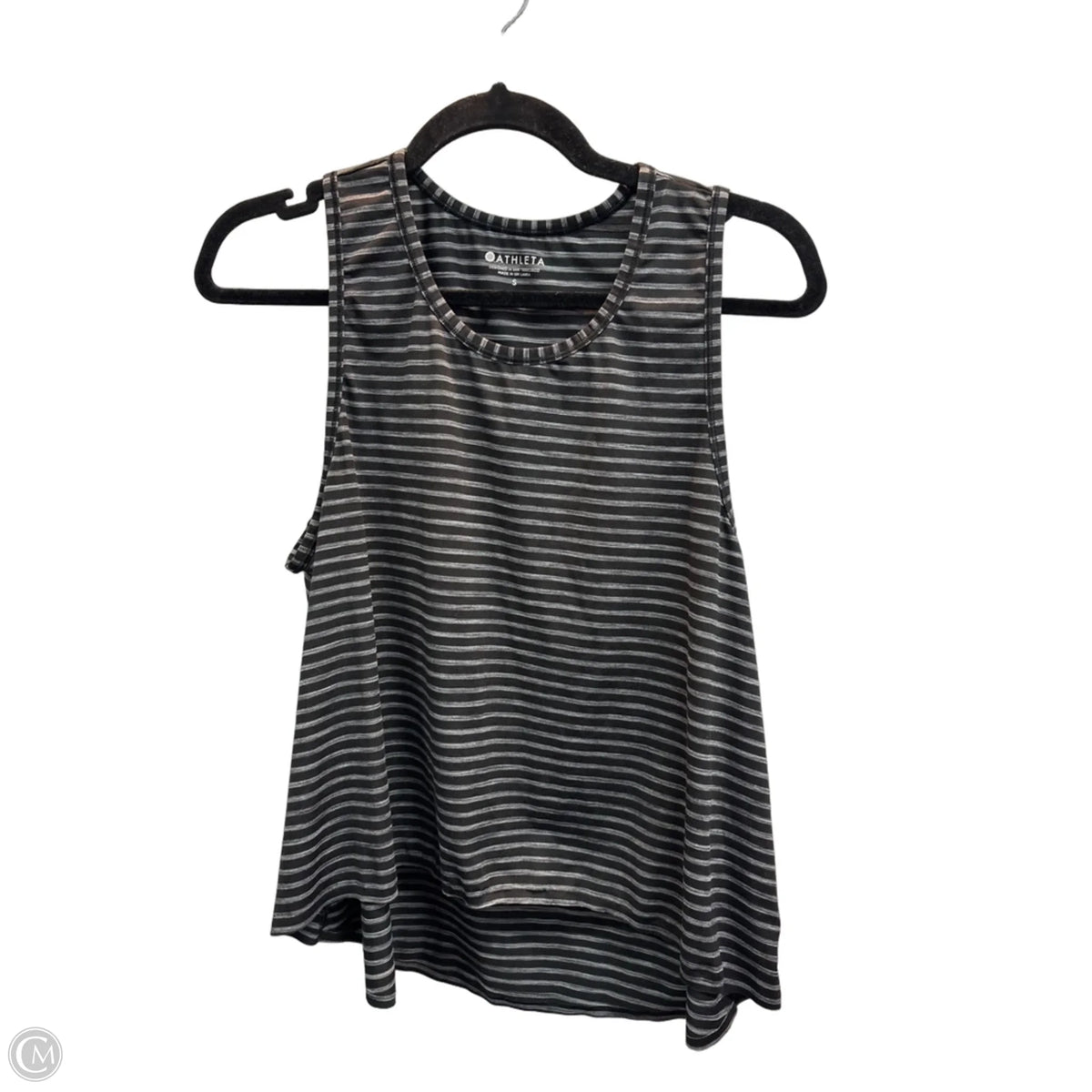 Athletic Tank Top By Athleta In Striped Pattern, Size: S