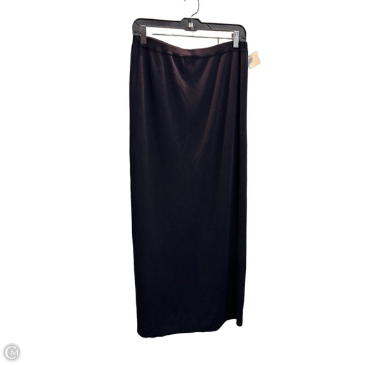 Skirt Maxi By Bloomingdales In Navy, Size: 12