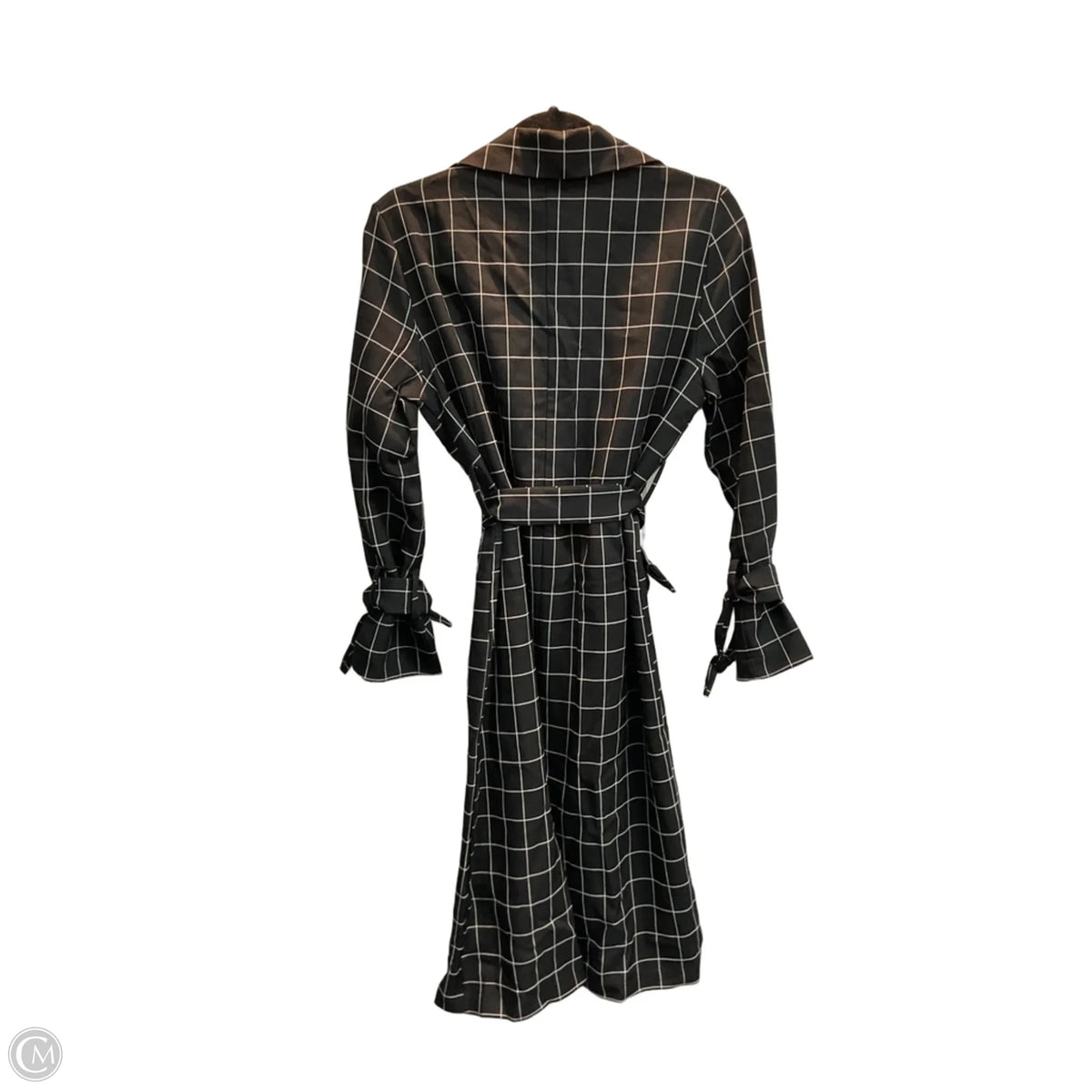 Jacket Windbreaker By Rain In Checkered Pattern, Size: M