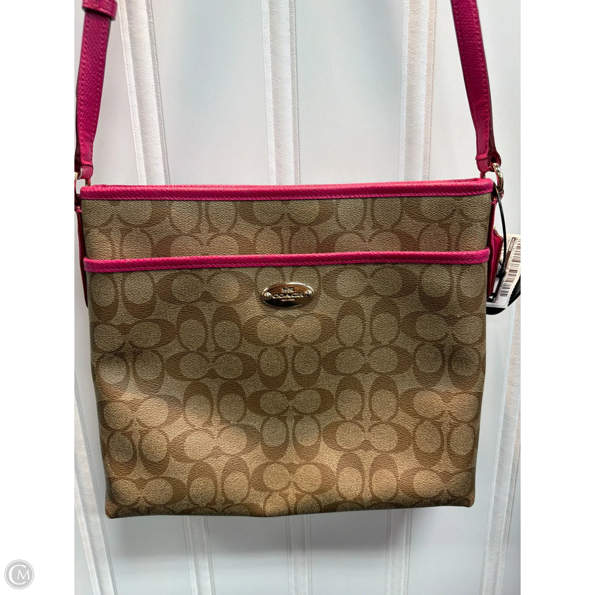 Crossbody Designer By Coach, Size: Large