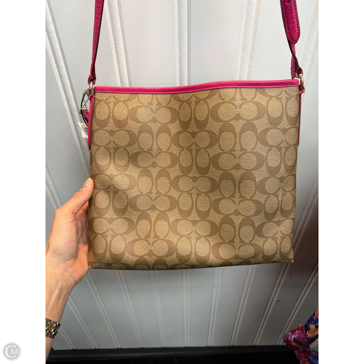 Crossbody Designer By Coach, Size: Large