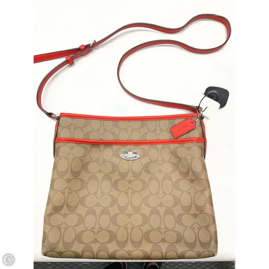 Crossbody Designer By Coach, Size: Large