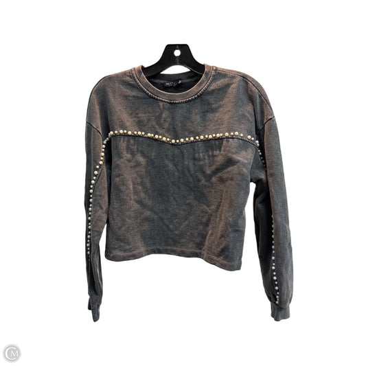 Sweatshirt Crewneck By Nasty Gal In Grey, Size: S