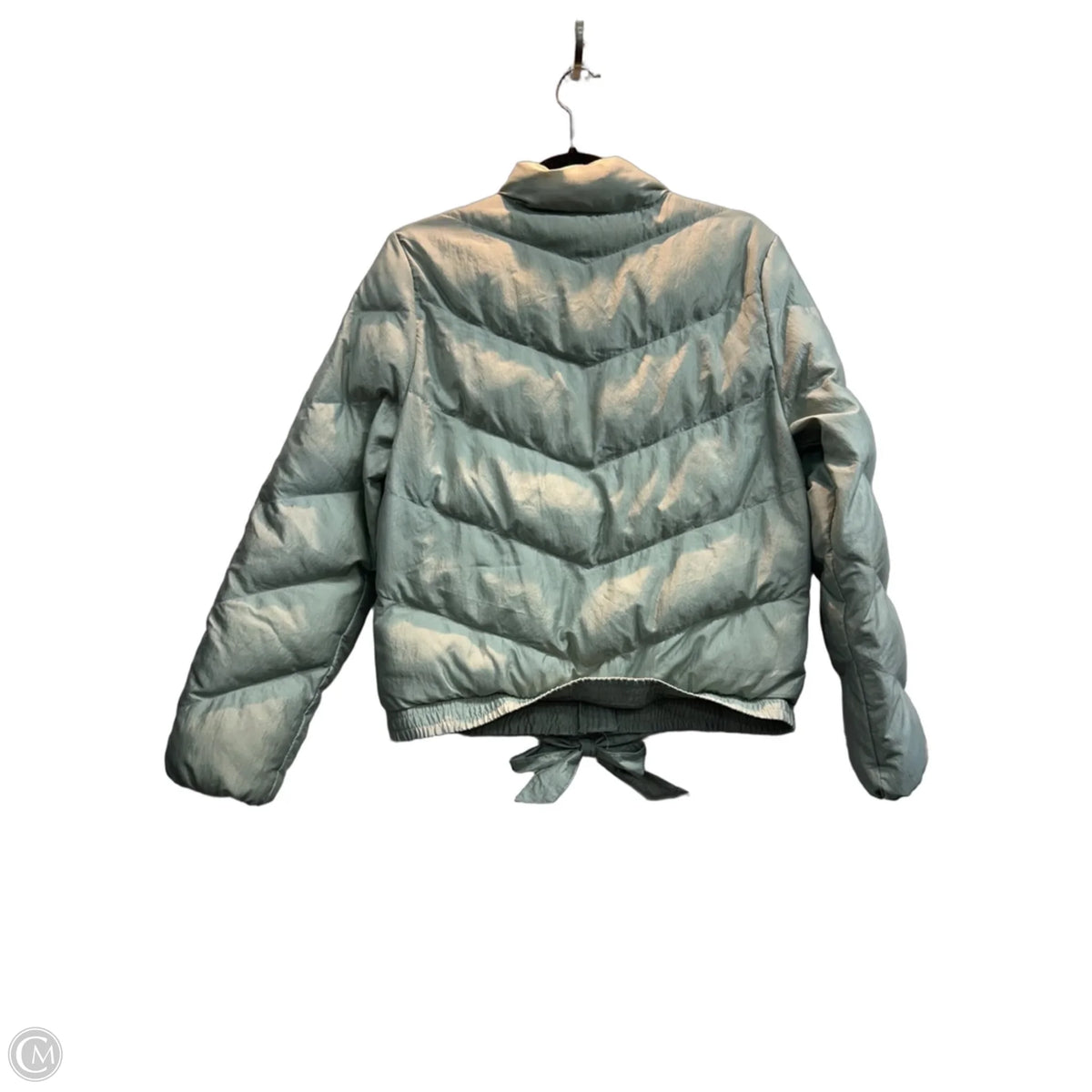 Jacket Puffer & Quilted By Bcbg In Aqua, Size: M