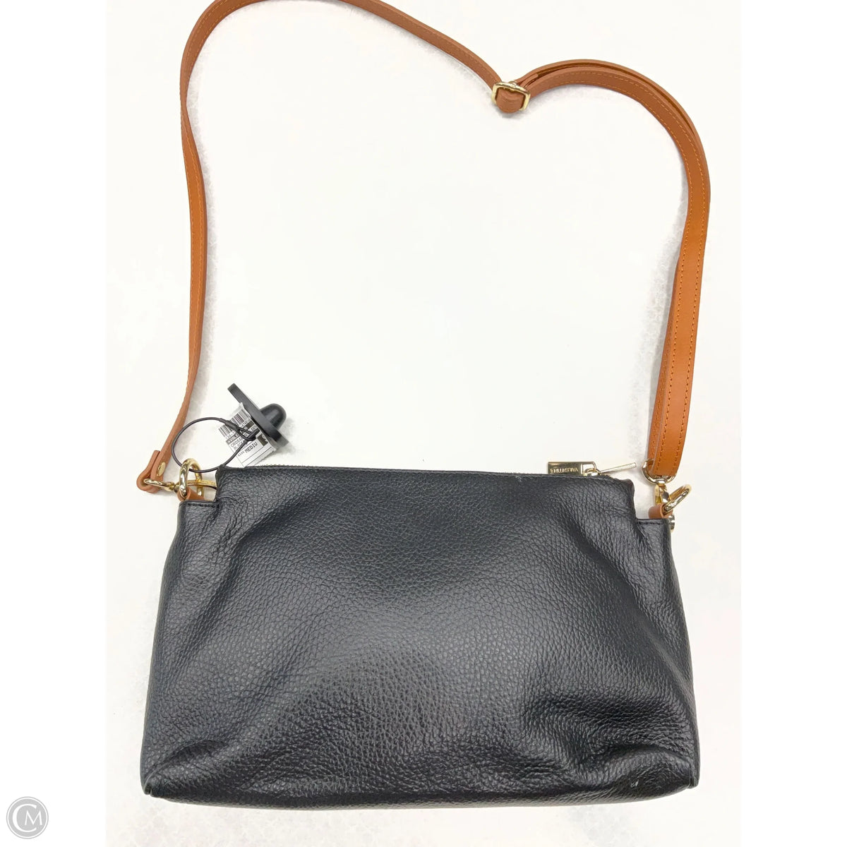 Crossbody Leather By Valentina, Size: Medium
