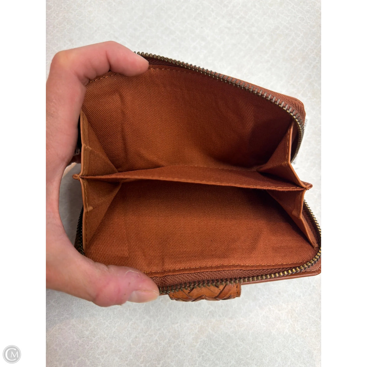 Wallet Leather By Clothes Mentor, Size: Small