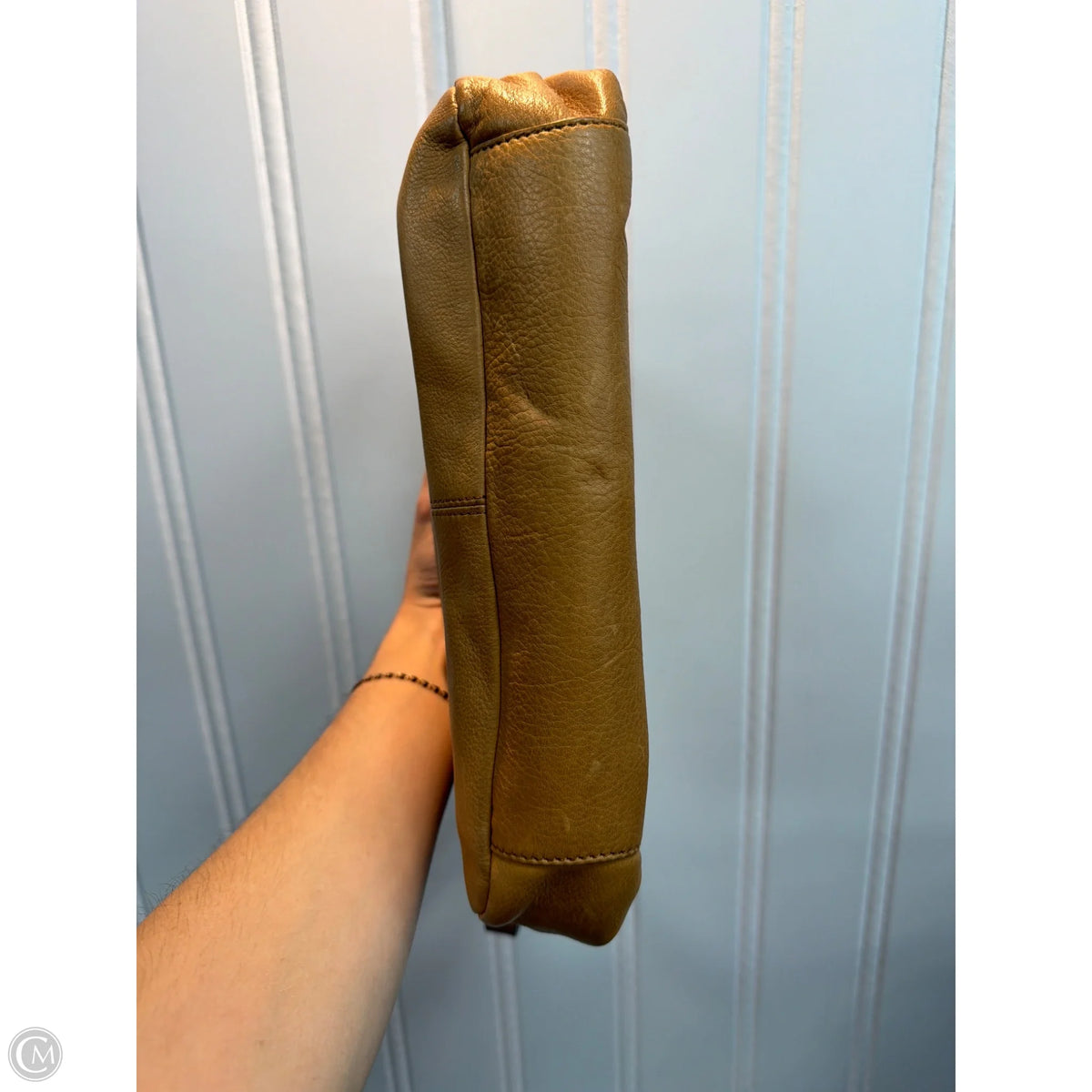 Handbag Leather By B. Makowsky, Size: Medium
