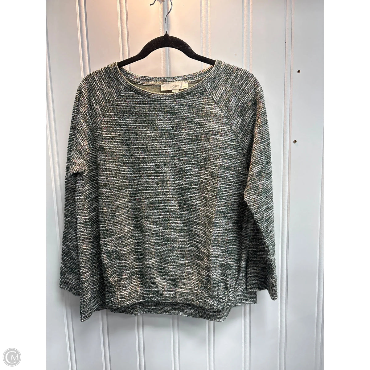 Sweater By Loft In Grey, Size: Lp