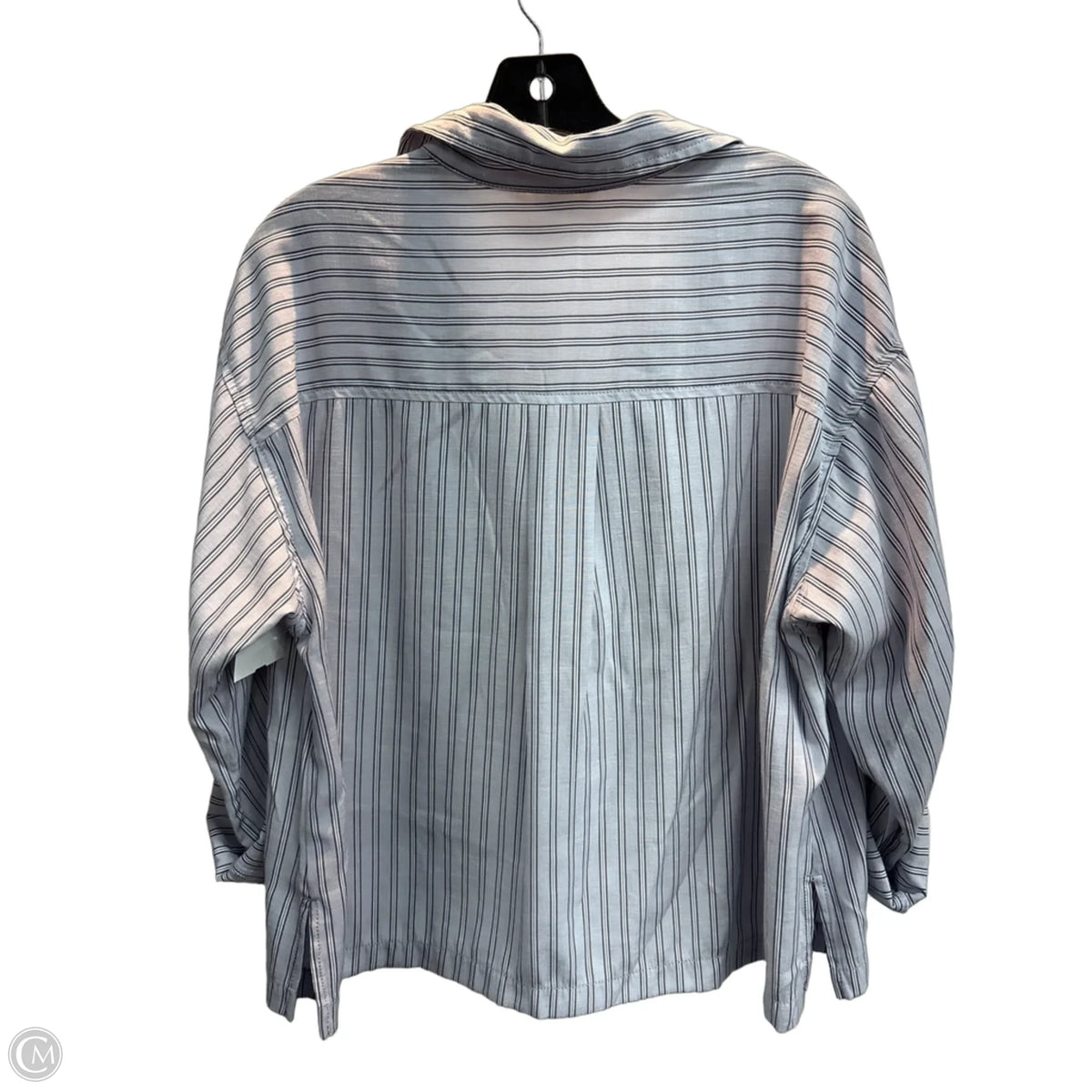 Top Long Sleeve By Max Studio In Striped Pattern, Size: L