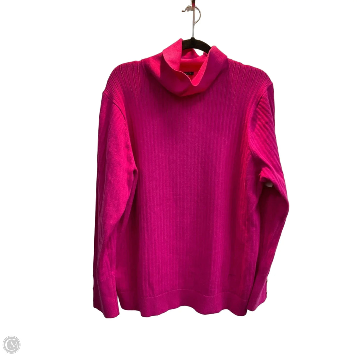 Sweater By Talbots In Pink, Size: 2x
