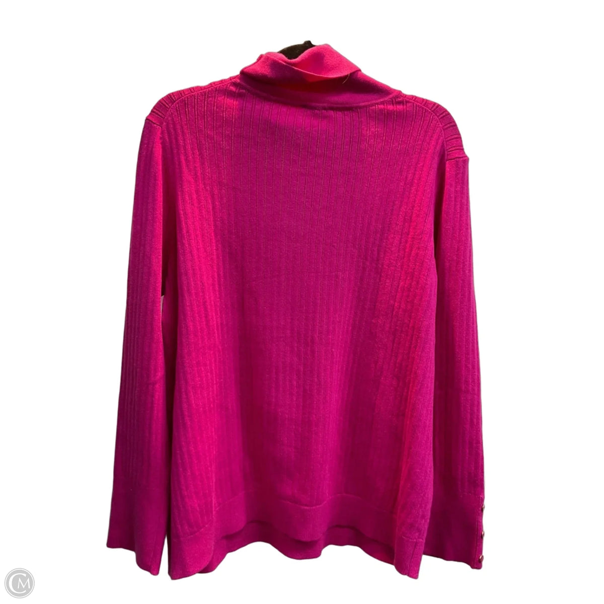 Sweater By Talbots In Pink, Size: 2x