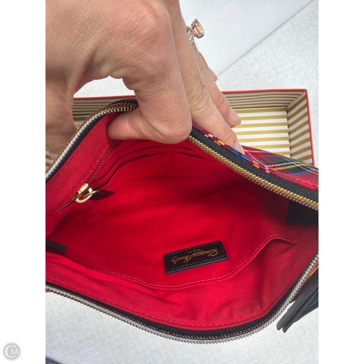 Clutch Designer By Dooney And Bourke, Size: Large