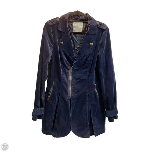 Jacket Utility By Free People In Blue, Size: L