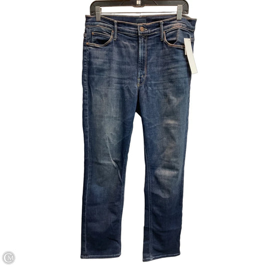Jeans Designer By Mother In Blue Denim, Size: 10
