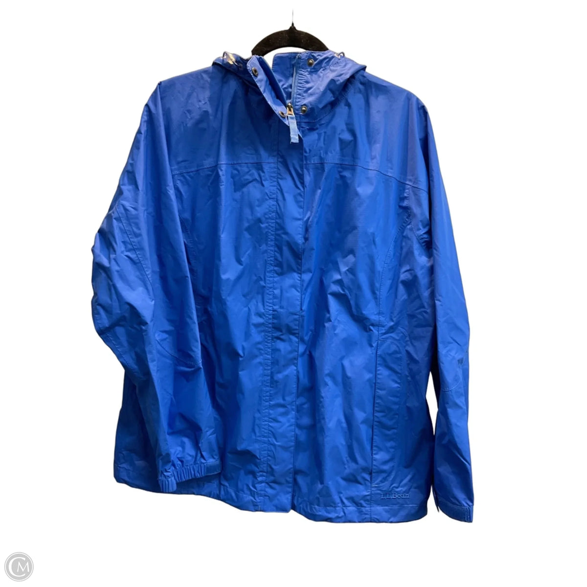 Jacket Windbreaker By L.l. Bean In Blue, Size: L