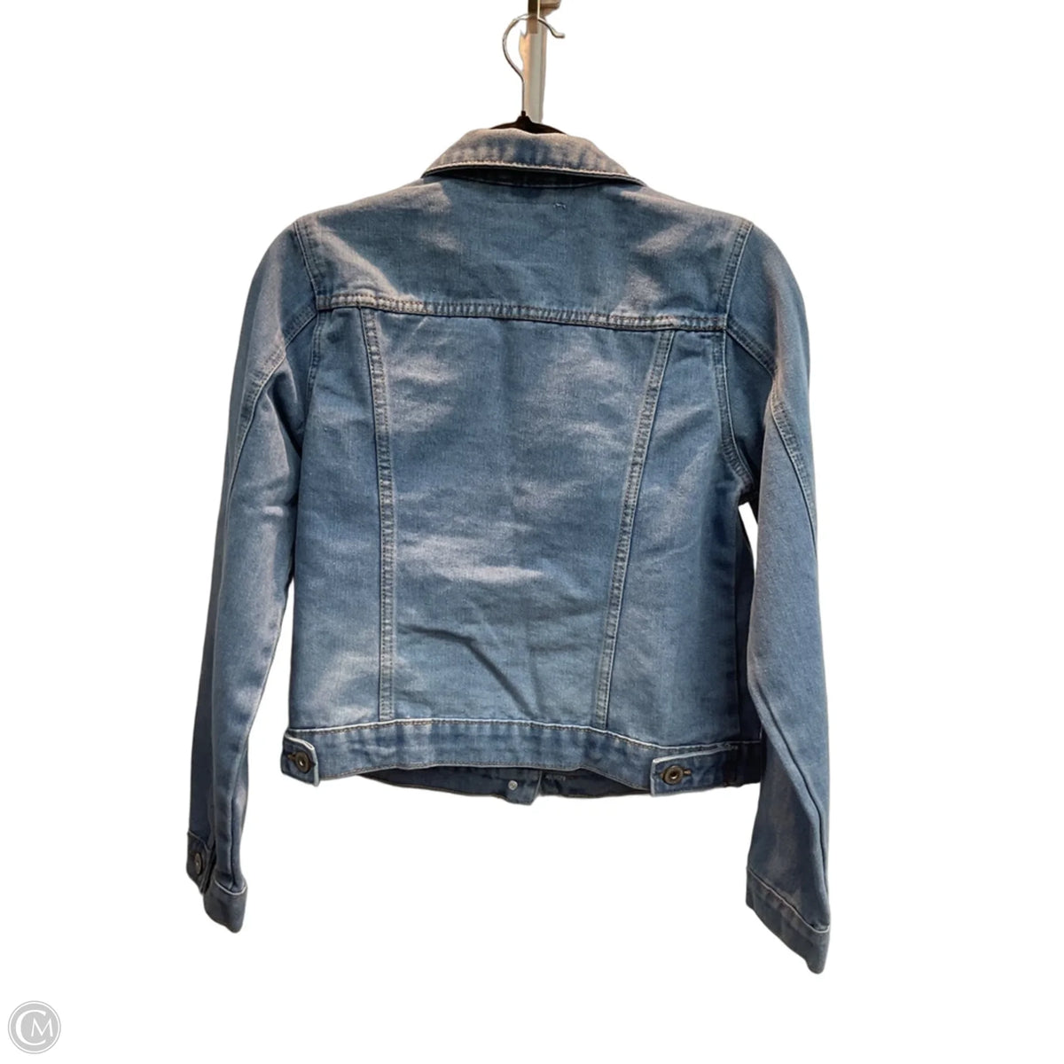 Jacket Denim By Clothes Mentor In Blue Denim, Size: M